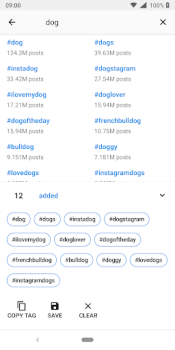 Herunterladen HashTags for Instagram Soziales für Android Bildschirmfoto 6