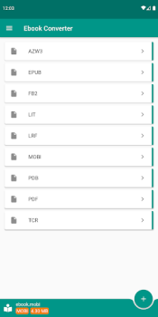 Herunterladen Ebook Converter Bücher und Leitfäden für Android