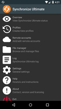 Herunterladen Synchronize Ultimate Werkzeuge für Android Bildschirmfoto 5