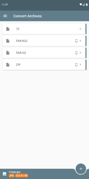 Herunterladen Convert Archives Werkzeuge für Android