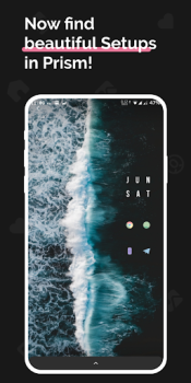 Herunterladen Prism - Exclusive Wallpapers & Setups Personalisierung für Android Bildschirmfoto 5