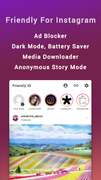 Herunterladen Friendly For Instagram Soziales für Android
