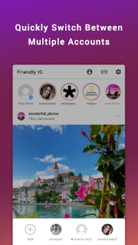 Herunterladen Friendly For Instagram Soziales für Android Bildschirmfoto 6