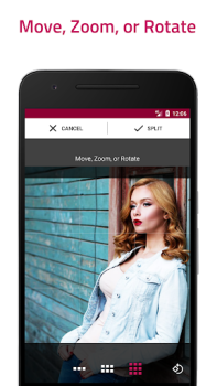 Herunterladen PhotoSplit Grid Maker Soziales für Android Bildschirmfoto 3