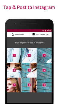 Herunterladen PhotoSplit Grid Maker Soziales für Android Bildschirmfoto 5