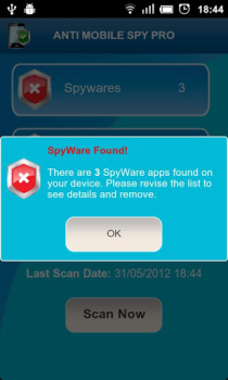 Herunterladen Anti Spy Mobile Free Werkzeuge für Android Bildschirmfoto 3
