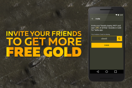 Herunterladen Free Gold For Tanks Unterhaltung für Android Bildschirmfoto 4