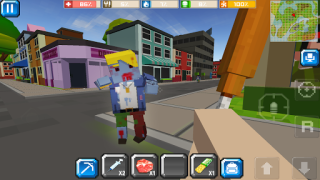 Herunterladen Cube Z (Pixel Zombies) Aktion für Android Bildschirmfoto 6