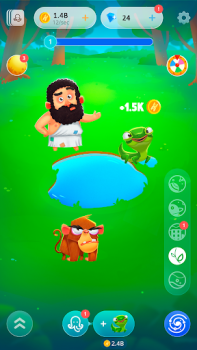 Herunterladen Menschliche Evolution Klicker Arkade für Android Bildschirmfoto 7