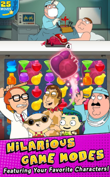 Herunterladen Family Guy Freakin Mobile Game Puzzle-Spiele für Android Bildschirmfoto 2