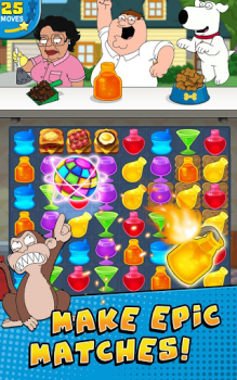 Herunterladen Family Guy Freakin Mobile Game Puzzle-Spiele für Android Bildschirmfoto 7