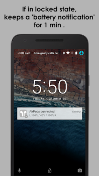 Herunterladen AirBuds Popup - airpod battery Werkzeuge für Android Bildschirmfoto 2