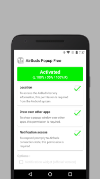 Herunterladen AirBuds Popup - airpod battery Werkzeuge für Android Bildschirmfoto 3