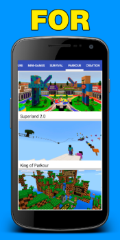 Herunterladen Karten für Minecraft PE Unterhaltung für Android Bildschirmfoto 4