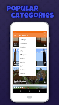 Herunterladen Maps for Minecraft PE Unterhaltung für Android Bildschirmfoto 5