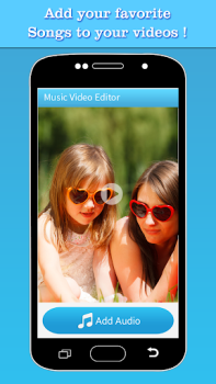 Herunterladen Music Video Editor Add Audio Video-Player und -Editoren für Android Bildschirmfoto 2