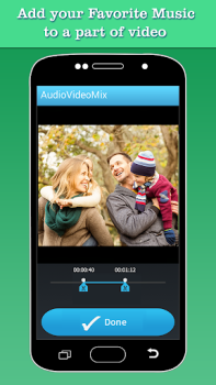 Herunterladen Music Video Editor Add Audio Video-Player und -Editoren für Android Bildschirmfoto 4