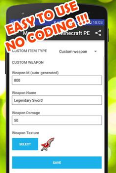 Herunterladen Mod Maker for Minecraft PE Arbeit für Android Bildschirmfoto 7