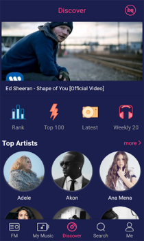 Herunterladen Free Music-Listen to mp3 songs Musik und Audio für Android Bildschirmfoto 2