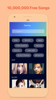 Herunterladen Music - Mp3 Music Player Musik und Audio für Android Bildschirmfoto 2