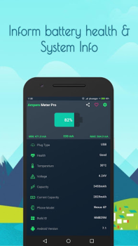 Herunterladen xAmpere - Battery Charge Info Werkzeuge für Android Bildschirmfoto 2
