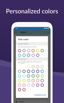 Herunterladen DigiCal Kalender Arbeit für Android Bildschirmfoto 5