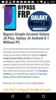 Herunterladen Bypass FRP Lock Bildung für Android Bildschirmfoto 4