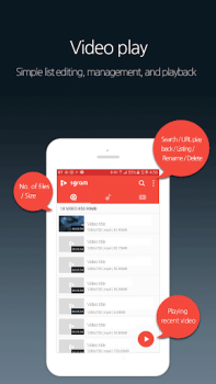 Herunterladen 1Gram Player – Video player Video-Player und -Editoren für Android Bildschirmfoto 2
