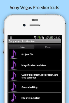 Herunterladen Free Sony Vegas Pro Shortcuts Arbeit für Android Bildschirmfoto 2