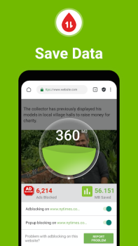 Herunterladen FAB Adblocker Browser:Adblock Kommunikation für Android Bildschirmfoto 7