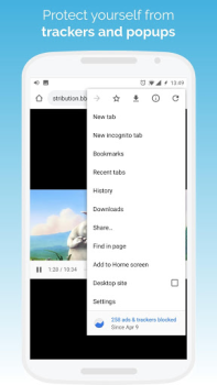 Herunterladen Kiwi Browser - Fast & Quiet Kommunikation für Android Bildschirmfoto 2