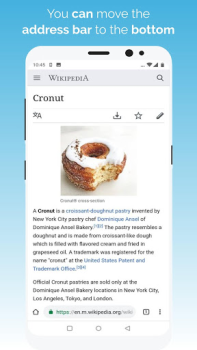 Herunterladen Kiwi Browser - Fast & Quiet Kommunikation für Android Bildschirmfoto 4