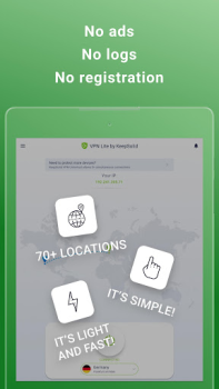 Herunterladen VPN Lite Without Registration Werkzeuge für Android Bildschirmfoto 7