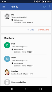 Herunterladen Glympse – Standort teilen Soziales für Android Bildschirmfoto 5
