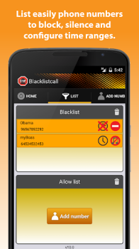 Herunterladen Block-Spam Kommunikation für Android Bildschirmfoto 3