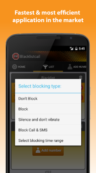 Herunterladen Block-Spam Kommunikation für Android Bildschirmfoto 4