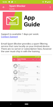 Herunterladen Email Spam Blocker Arbeit für Android Bildschirmfoto 6