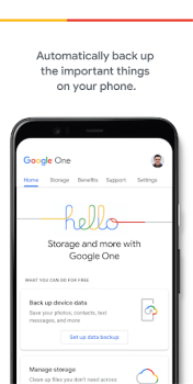 Herunterladen Google One Arbeit für Android
