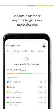 Herunterladen Google One Arbeit für Android Bildschirmfoto 3