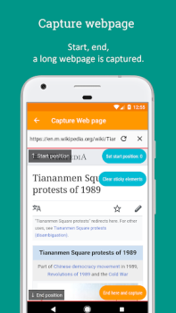 Herunterladen LongShot for long screenshot Arbeit für Android Bildschirmfoto 3