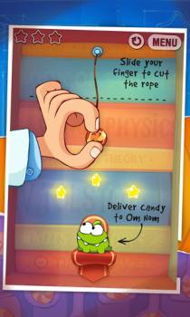Herunterladen Cut the Rope: Experiments Puzzle-Spiele für Android Bildschirmfoto 5