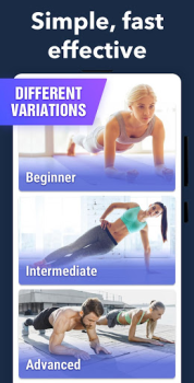 Herunterladen Plank-Workouts zu Hause Gesundheit & Fitness für Android Bildschirmfoto 2
