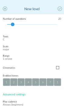 Herunterladen Functional Ear Trainer Lernen für Android Bildschirmfoto 4