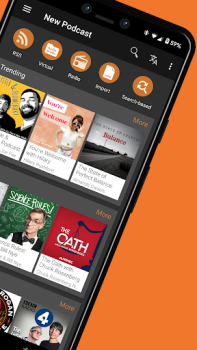 Herunterladen Podcast Addict - Podcast/Radio Nachrichten & Magazine für Android Bildschirmfoto 2