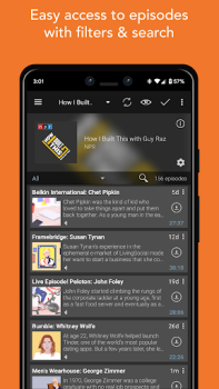 Herunterladen Podcast Addict - Podcast/Radio Nachrichten & Magazine für Android Bildschirmfoto 5
