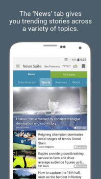 Herunterladen News Suite Nachrichten & Magazine für Android Bildschirmfoto 2