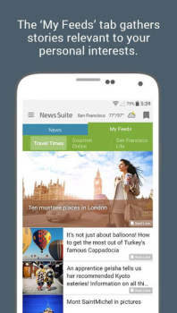 Herunterladen News Suite Nachrichten & Magazine für Android Bildschirmfoto 3