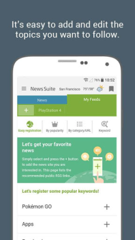 Herunterladen News Suite Nachrichten & Magazine für Android Bildschirmfoto 4
