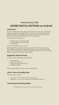 Herunterladen Adobe Digital Editions Bücher und Leitfäden für Android Bildschirmfoto 2