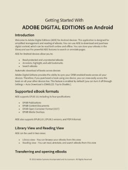 Herunterladen Adobe Digital Editions Bücher und Leitfäden für Android Bildschirmfoto 6